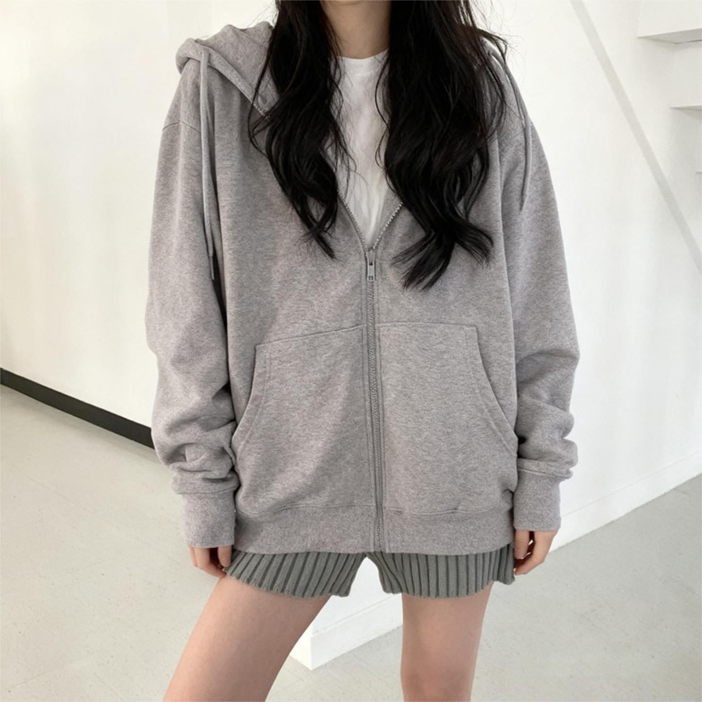 Women's Thickened Fleece Loose Cardigan Jacket – Winter Warm Outerwear