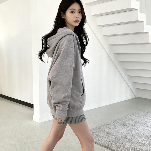 Women's Thickened Fleece Loose Cardigan Jacket – Winter Warm Outerwear