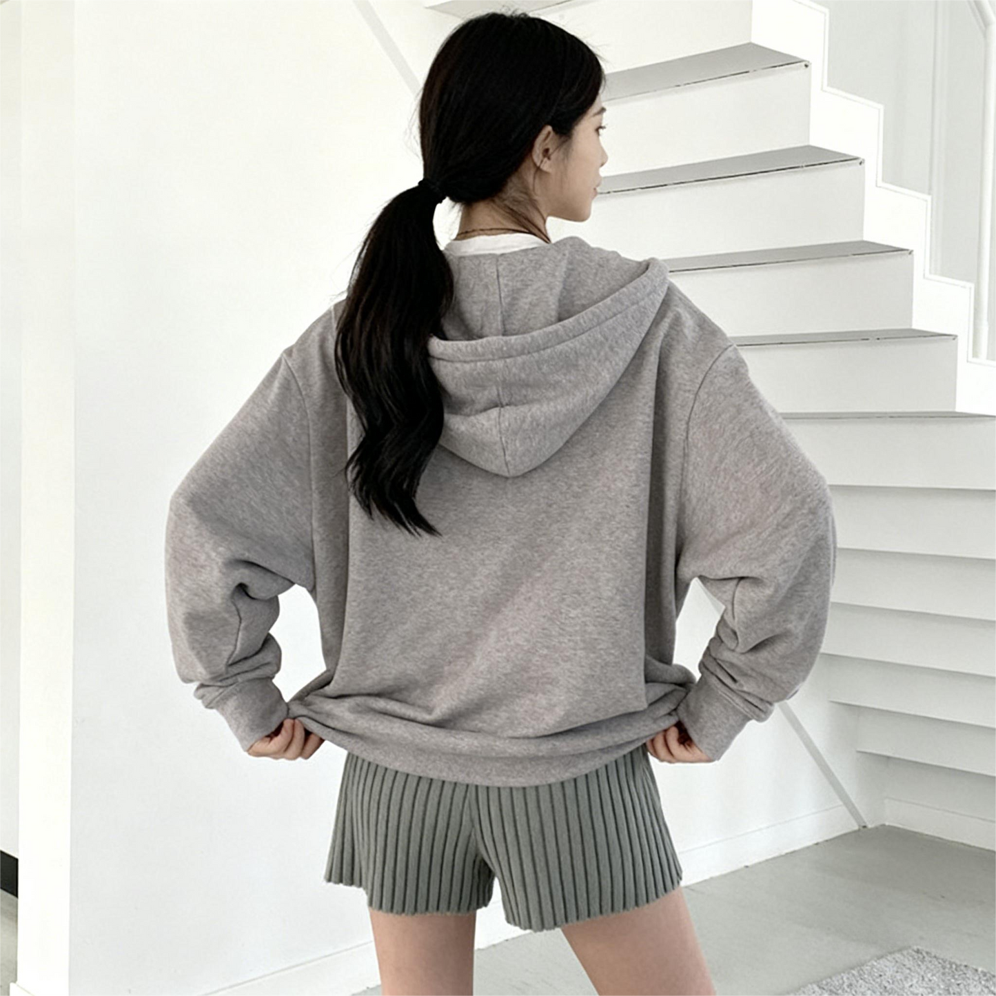 Women's Thickened Fleece Loose Cardigan Jacket – Winter Warm Outerwear