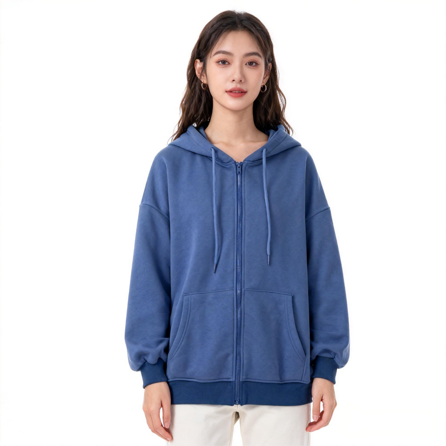 Women's Thickened Fleece Loose Cardigan Jacket – Winter Warm Outerwear